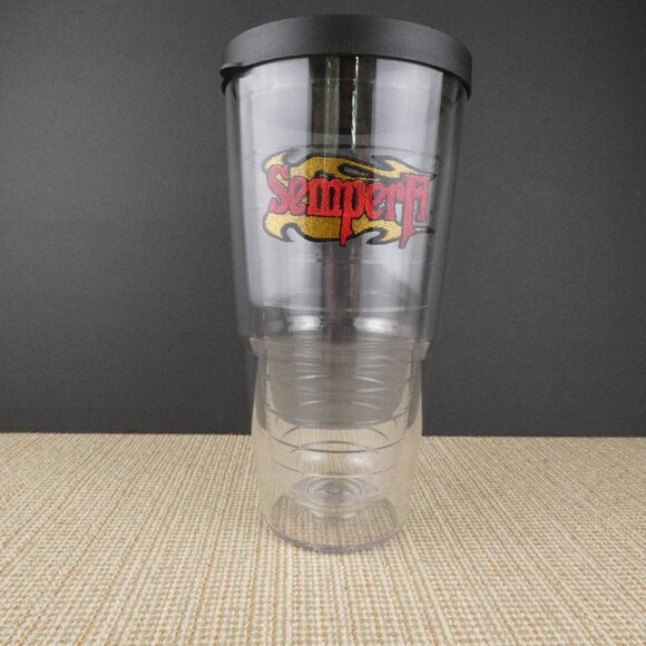 Tervis United States Marine Corps (USMC) Semper Fi Travel Cup Black Lid 24 oz - Picture 2 of 15